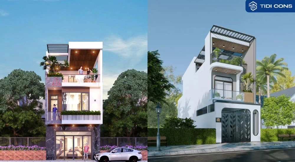 10+ mẫu nhà phố 2 tầng 1 tum hiện đại, đẹp & tiết kiệm chi phí 21 10+ mẫu nhà phố 2 tầng 1 tum hiện đại, đẹp & tiết kiệm chi phí 20