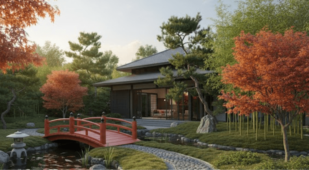 62 mẫu nhà nghỉ dưỡng thiết kế sân vườn đẹp mê hồn 3 mẫu nhà nghỉ dưỡng Zen Japanese