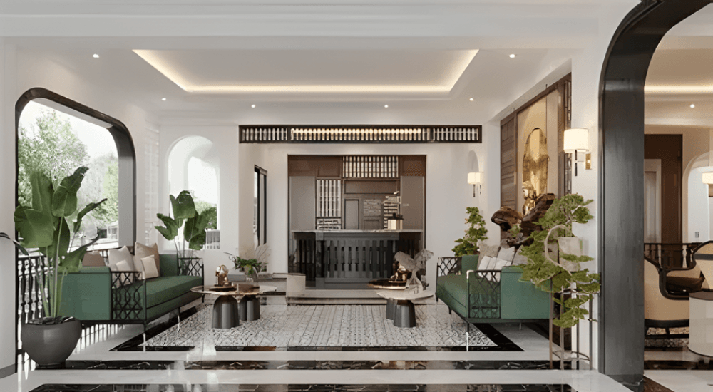 mẫu nahf nghỉ phong cách Boutique Indochine