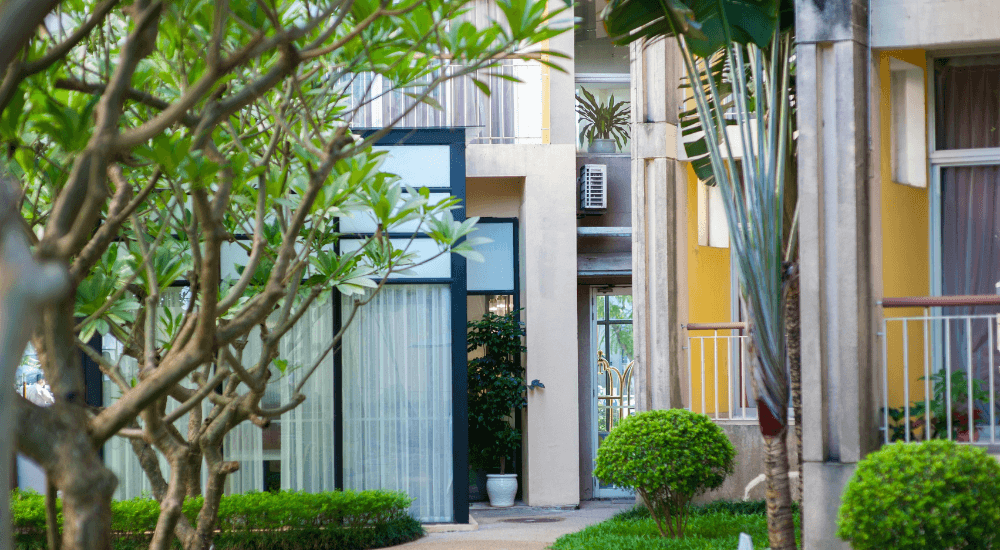 mẫu nhà nghỉ đẹp phong cách Tropical Modern