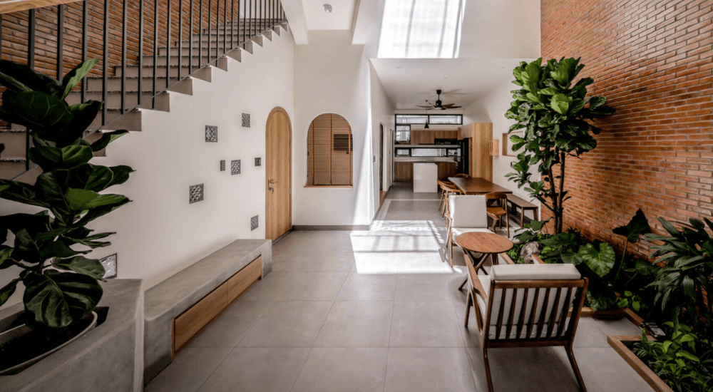 mẫu nhà nghỉ đẹp phong cách Tropical Modern