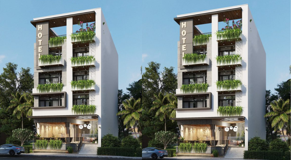 Bí quyết tạo mẫu khách sạn mini hiệu quả 21 Mẫu khách sạn mini phong cách xanh