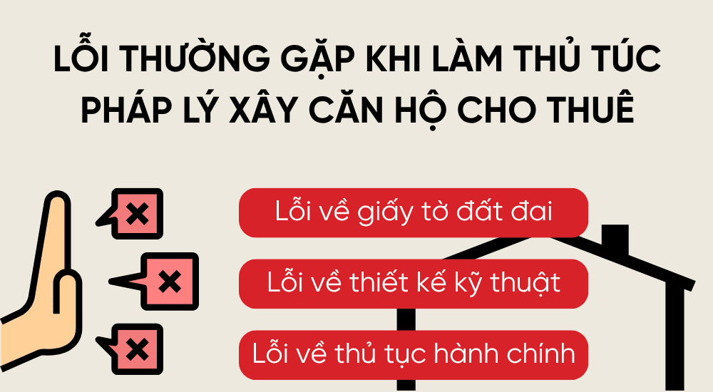 Những lỗi thường gặp khi làm thủ tục pháp lý căn hộ cho thuê