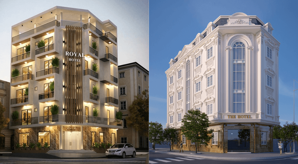 Top 10 mẫu khách sạn 5 tầng đẹp: Xu hướng đầu tư sinh lời cao 1 tại sao nên xây mẫu khách sạn 5 tầng