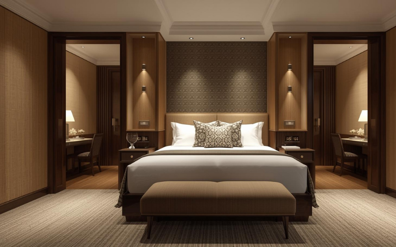 Mẫu nội thất Connecting Room khách sạn 5 sao
