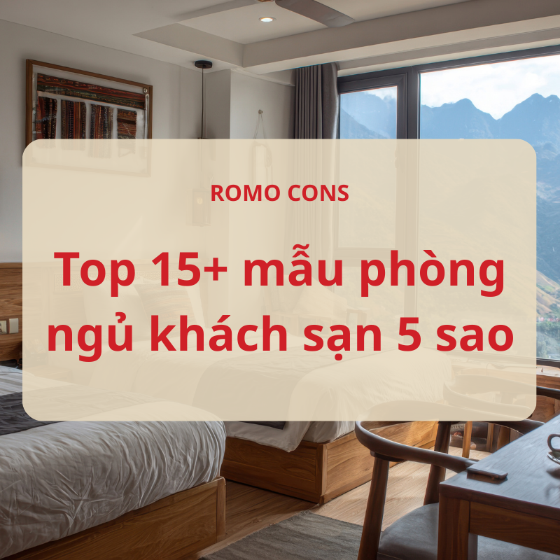 mẫu phòng ngủ khách sạn 5 sao