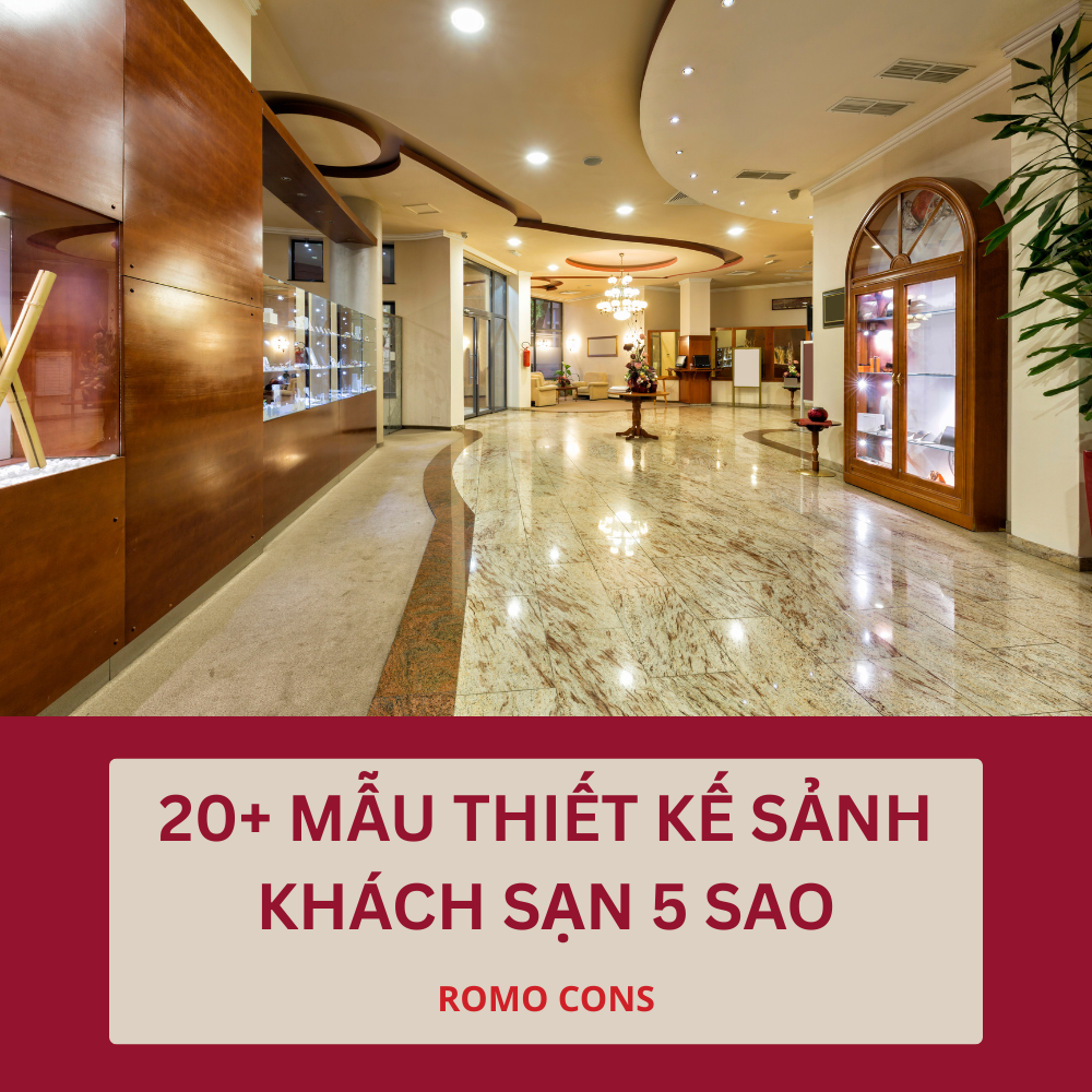 20+ mẫu thiết kế sảnh khách sạn 5 sao sang trọng, đẳng cấp 2026 62 Sảnh khách sạn 5 sao