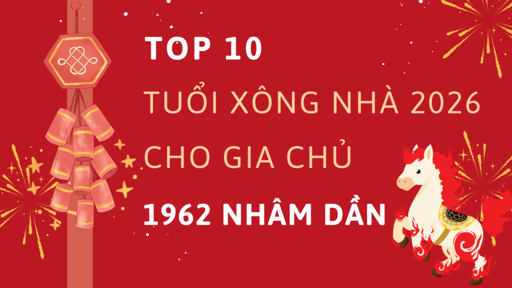 Top 10 tuổi xông nhà năm 2026 cho gia chủ 1962 Nhâm Dần 28 Top 10 tuổi xông nhà năm 2026 cho gia chủ 1962 Nhâm Dần